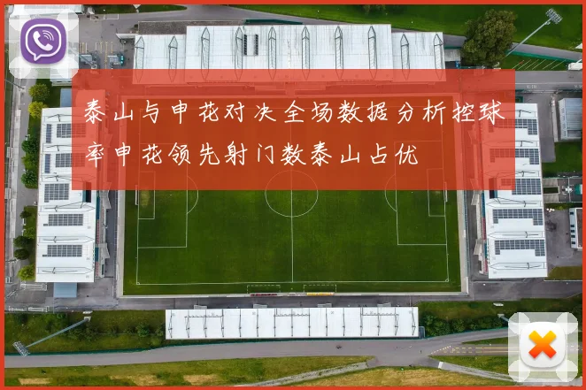 泰山与申花对决全场数据分析控球率申花领先射门数泰山占优